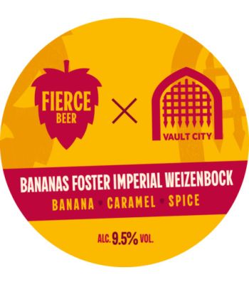 Fierce Beer - Banana Foster (collab Vault City) - 20L keg