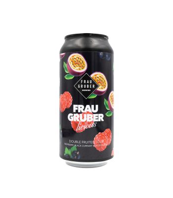 Frau Gruber - FrauGruberLicious: Raspberry, Black Currant and Passion Fruit - 440ml can