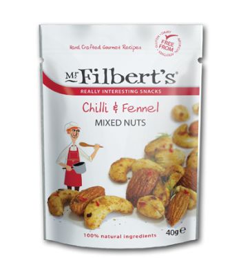 Mr Filberts - Mixed Nuts Chili & Fennel - 40g zakje