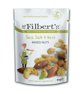 Mr Filberts - Mixed Nuts Sea Salt & Herb - 40g zakje