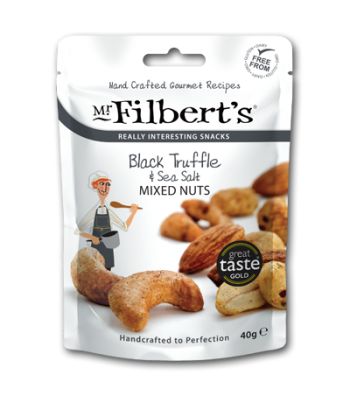 Mr Filberts - Mixed Nuts Black Truffle - 40g zakje