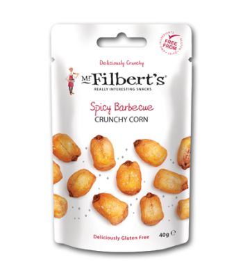 Mr Filberts - Crunchy Corn Spicy Barbecue - 40g zakje