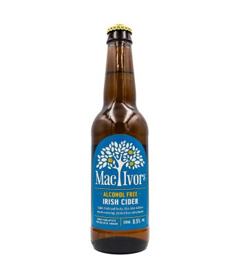 Mac Ivors Cider - Alcohol Free Irish Cider (alcoholvrij 0,5%) - 330ml bottle