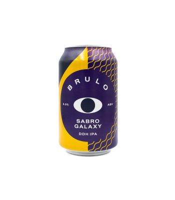 BRULO - Sabro Galaxy DDH IPA (alcoholvrij 0,0%) - 330ml can