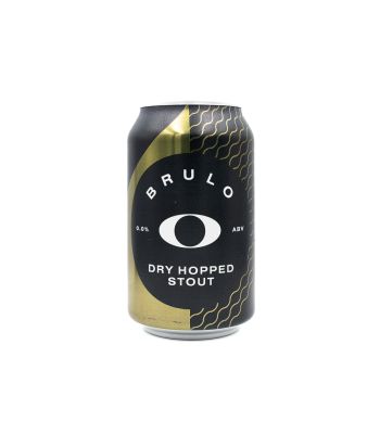BRULO - Cascadian Tides / Dry Hopped Stout (alcoholvrij 0,0%) - 330ml can
