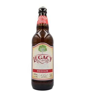 Legacy Irish Craft Cider - Medium - 500ml bottle