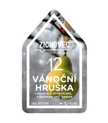 Rodinný Pivovar Zichovec - Vánoční Hruška 12 - 30L keg